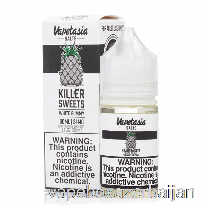 Vape Box Azerbaijan White Gummy - Vapetasia Salts - 30mL 24mg